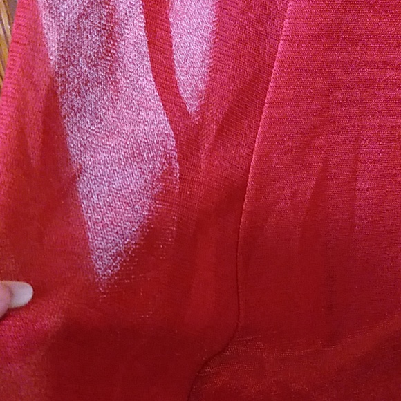 Glittery Red party dress organza USA Medium - Picture 7 of 8